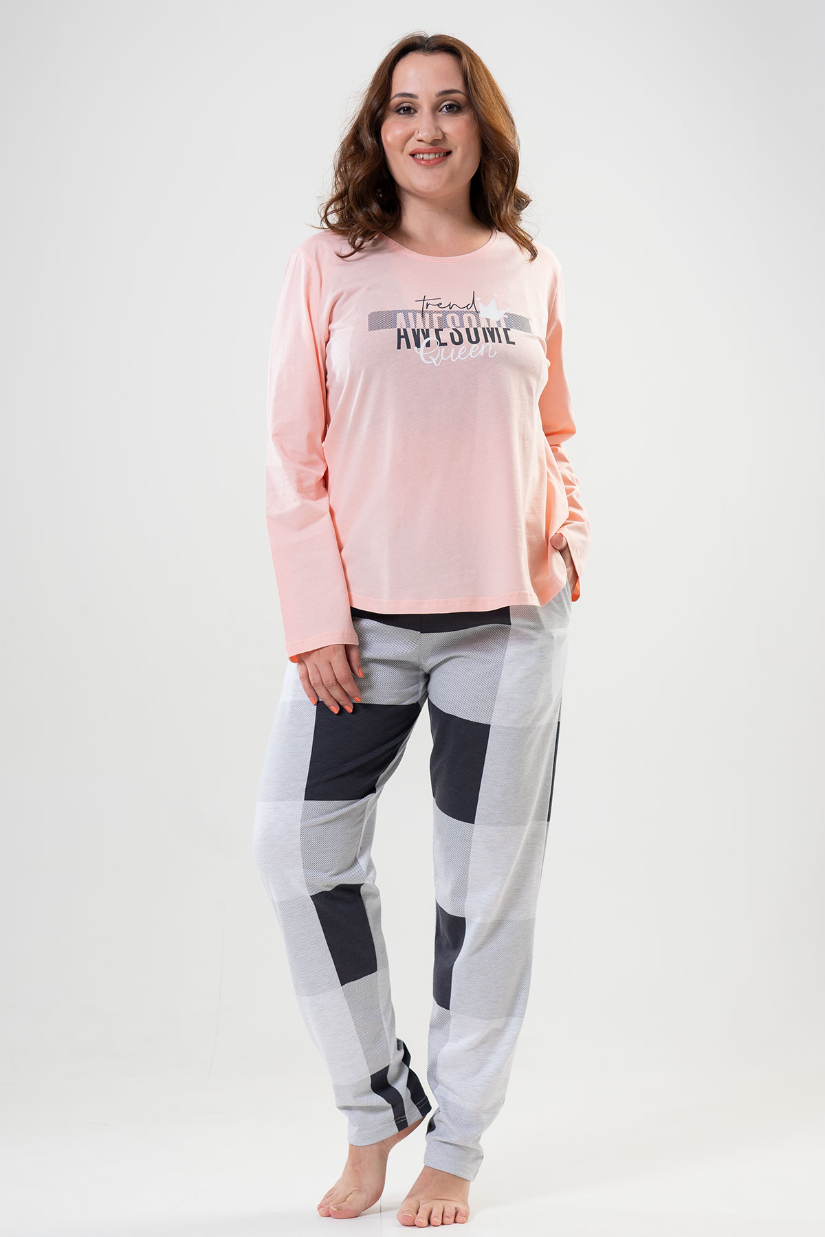 Woman Big Size Queen Pyjama Set Woman Big Size Queen Pyjama Set