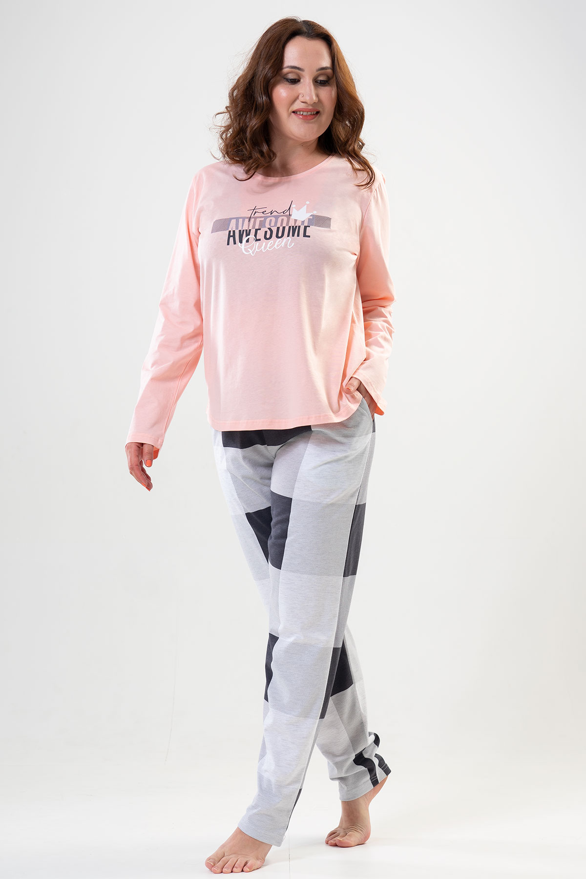 Woman Big Size Queen Pyjama Set Woman Big Size Queen Pyjama Set