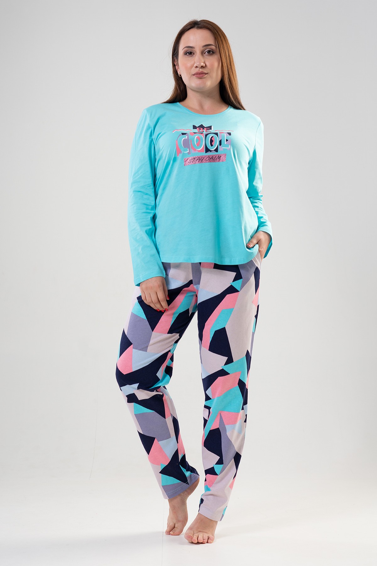Woman Big Size Cool Pyjama Set Woman Big Size Cool Pyjama Set