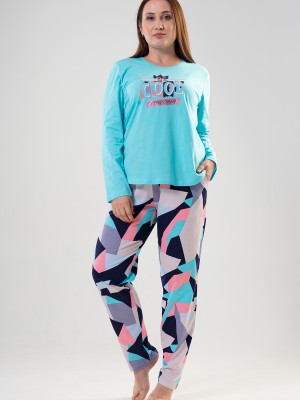 Woman Big Size Cool Pyjama Set Woman Big Size Cool Pyjama Set