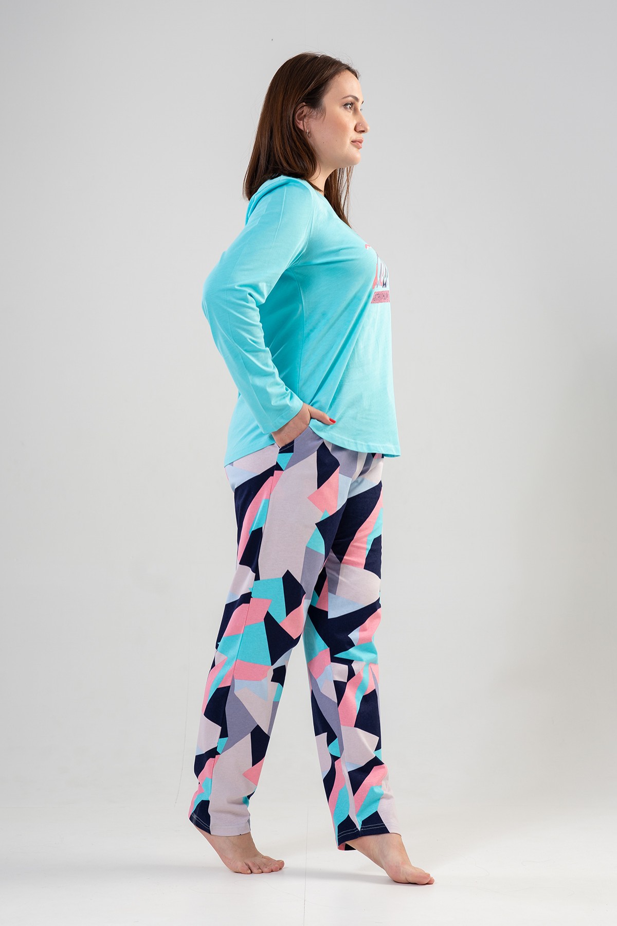 Woman Big Size Cool Pyjama Set Woman Big Size Cool Pyjama Set
