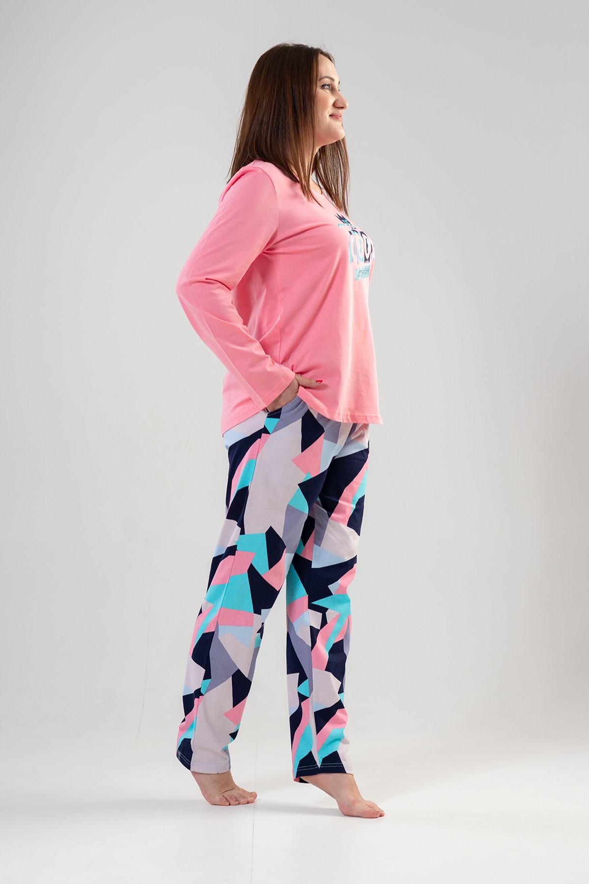 Woman Big Size Cool Pyjama Set Woman Big Size Cool Pyjama Set