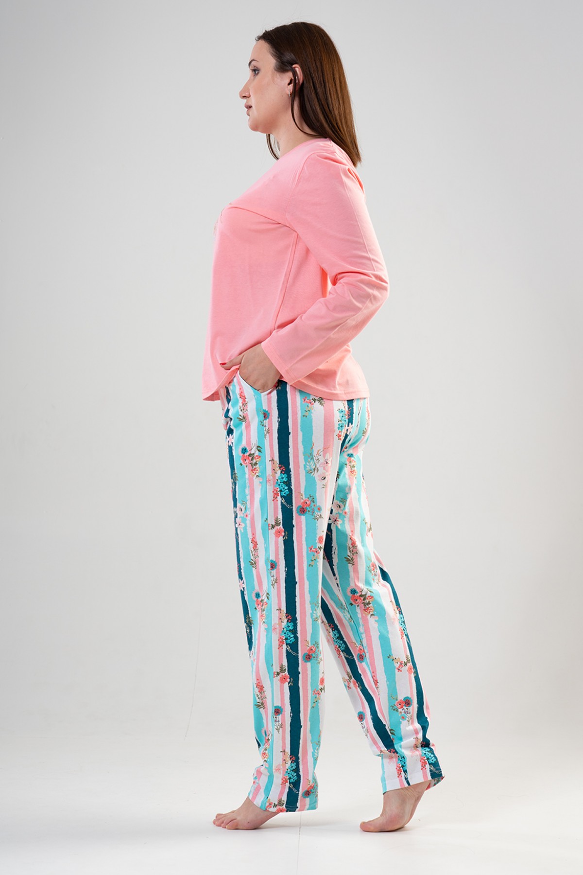 Woman Big Size Positive Pyjama Set Woman Big Size Positive Pyjama Set