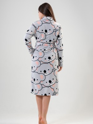 Woman Fleece Bear Dressing Gown Woman Fleece Bear Dressing Gown
