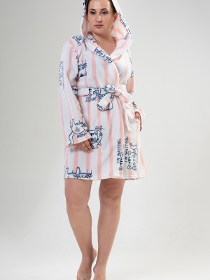 Woman Fleece Waity Dressing Gown Woman Fleece Waity Dressing Gown