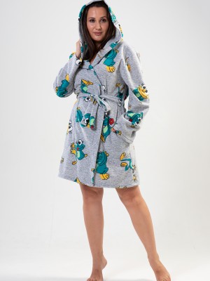 Woman Big Size Frogy Dressing Gown Woman Big Size Frogy Dressing Gown