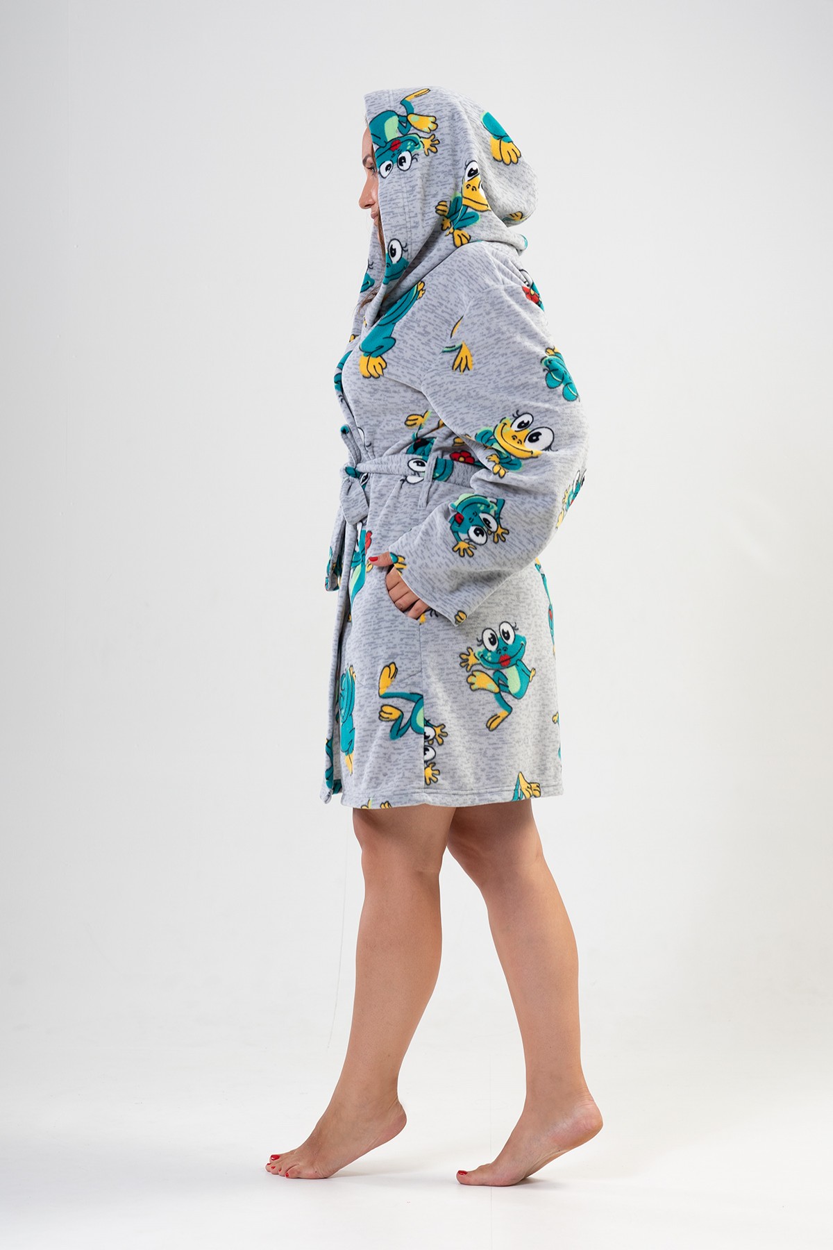 Woman Big Size Frogy Dressing Gown Woman Big Size Frogy Dressing Gown