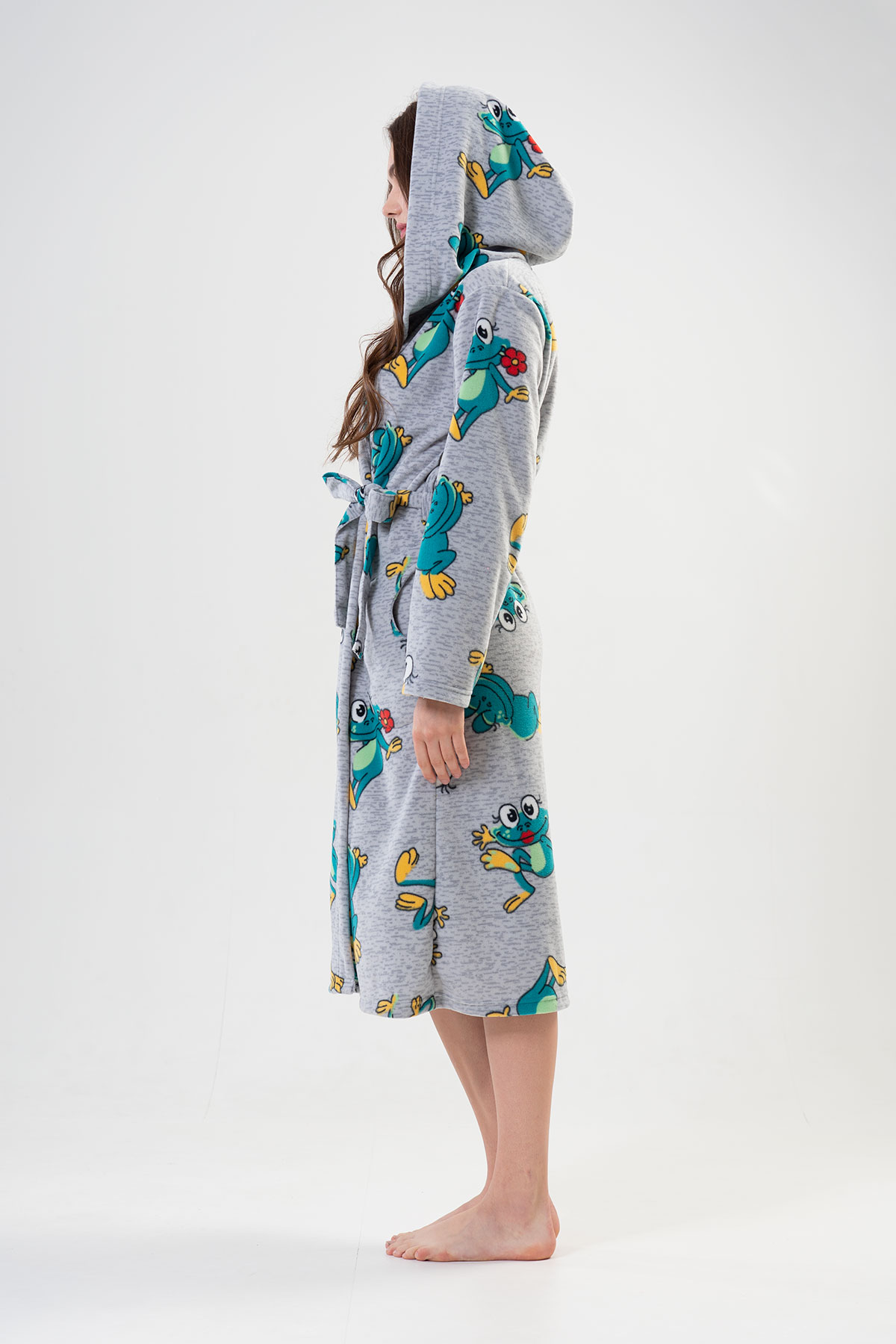 Woman Frogy Long Dressing Gown Woman Frogy Long Dressing Gown