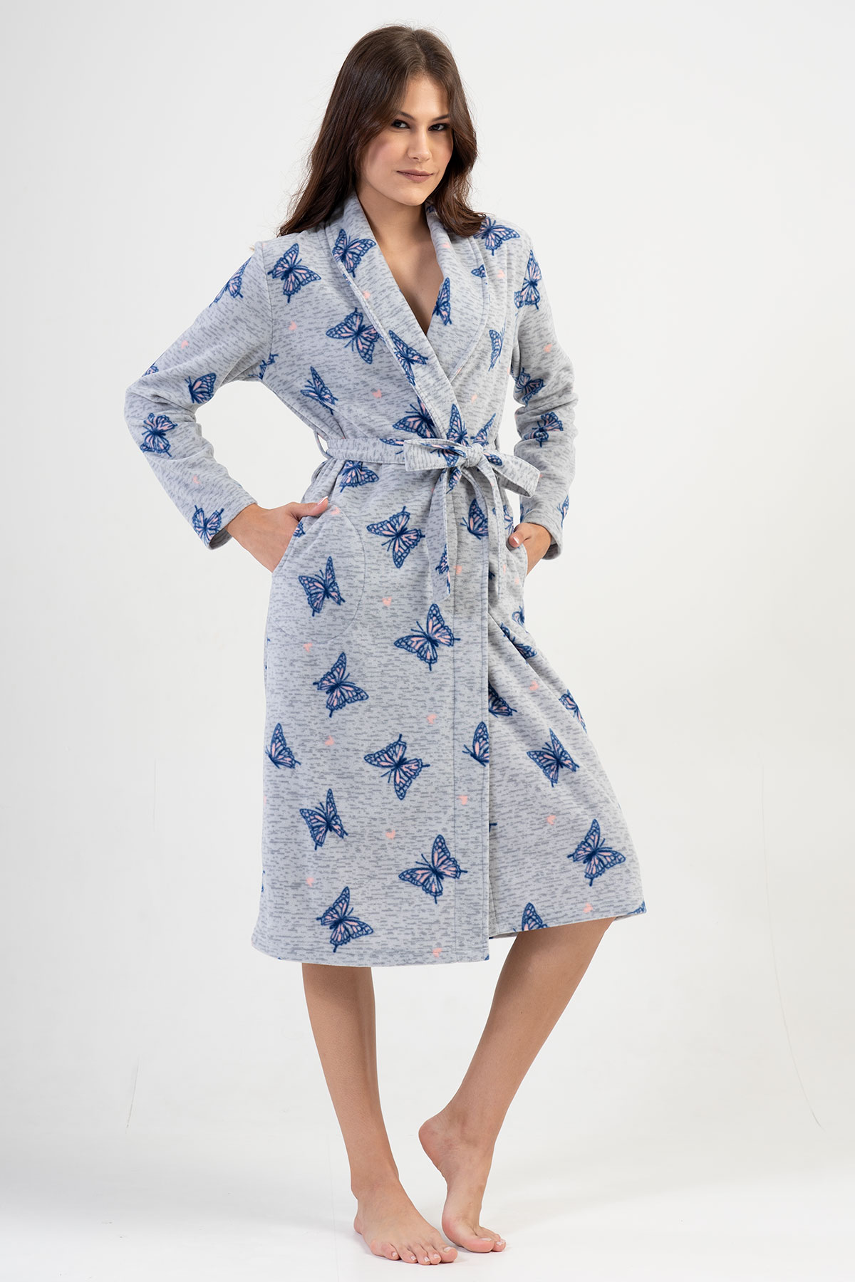 Woman Butterfly Dressing Gown Woman Butterfly Dressing Gown