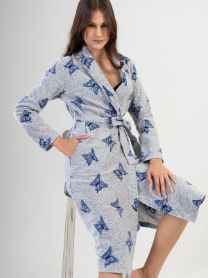 Woman Butterfly Dressing Gown Woman Butterfly Dressing Gown