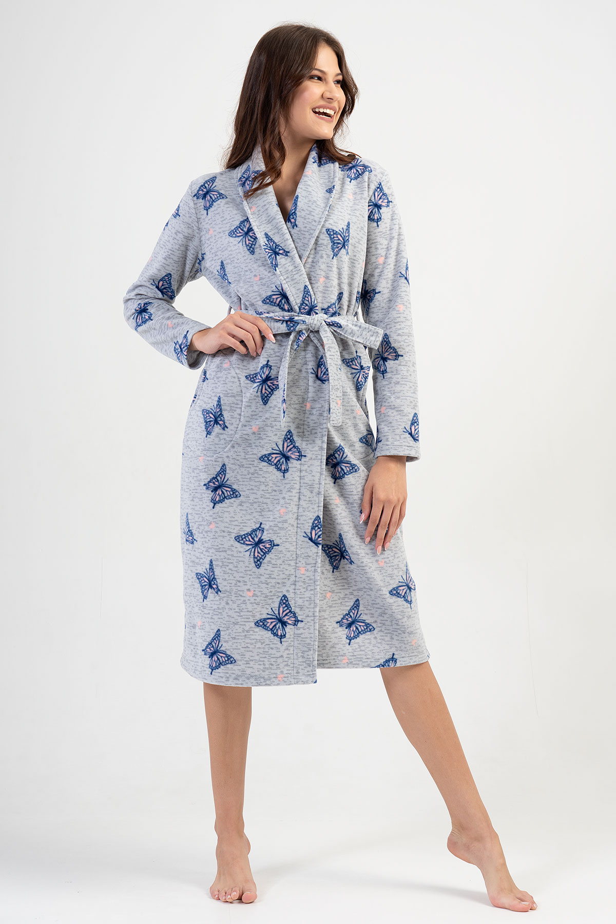 Woman Butterfly Dressing Gown Woman Butterfly Dressing Gown