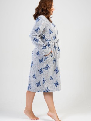 Woman Big Size Butterfly Dressing Gown Woman Big Size Butterfly Dressing Gown