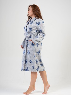 Woman Big Size Butterfly Dressing Gown Woman Big Size Butterfly Dressing Gown