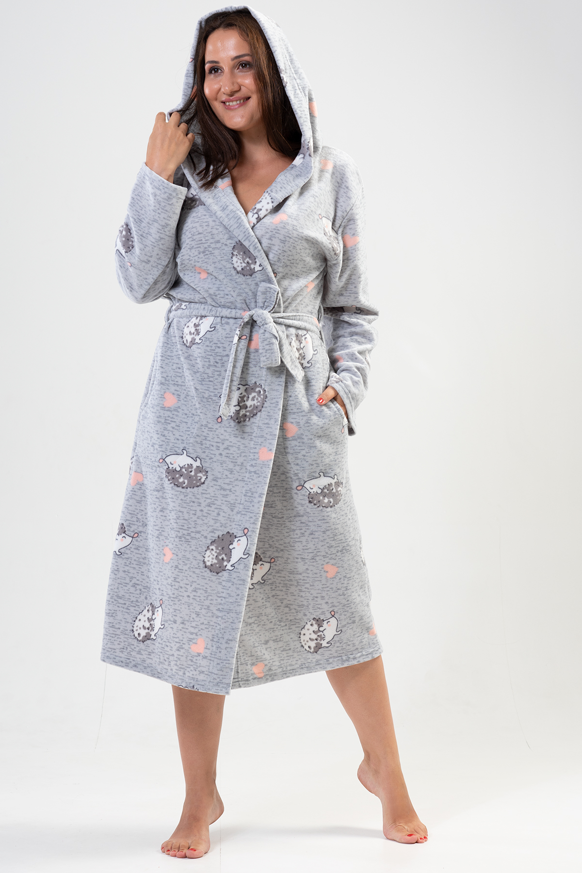 Woman Big Size Porky Dressing Gown Woman Big Size Porky Dressing Gown