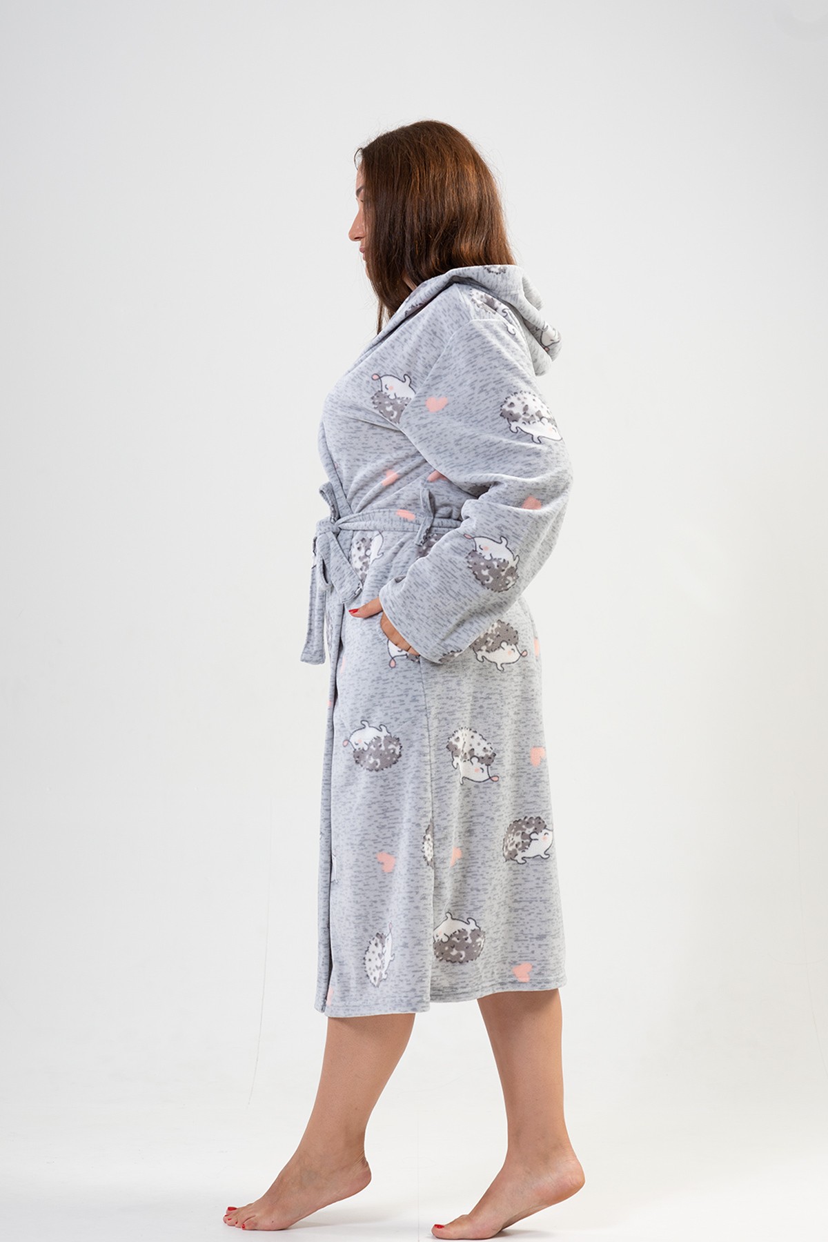 Woman Big Size Porky Dressing Gown Woman Big Size Porky Dressing Gown