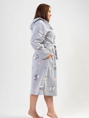 Woman Big Size Porky Dressing Gown Woman Big Size Porky Dressing Gown