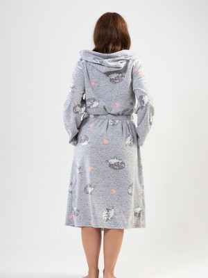 Woman Big Size Porky Dressing Gown Woman Big Size Porky Dressing Gown