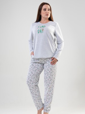 Woman Big Size Find Way Pyjama Set Woman Big Size Find Way Pyjama Set