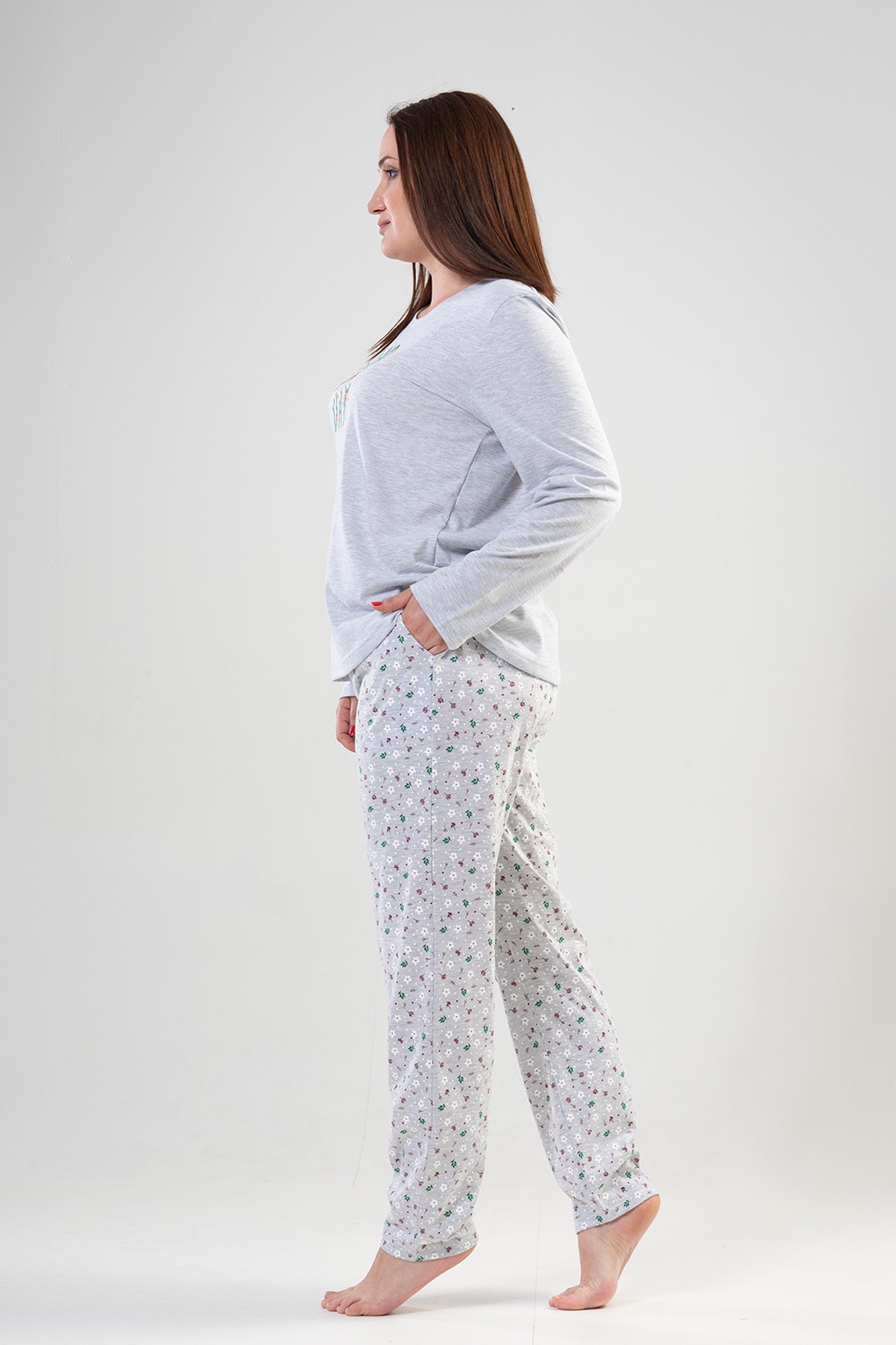Woman Big Size Find Way Pyjama Set Woman Big Size Find Way Pyjama Set