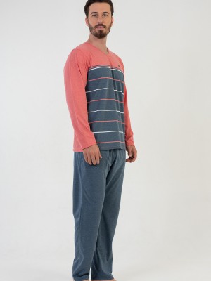 Man Coral Pyjama Set Man Coral Pyjama Set