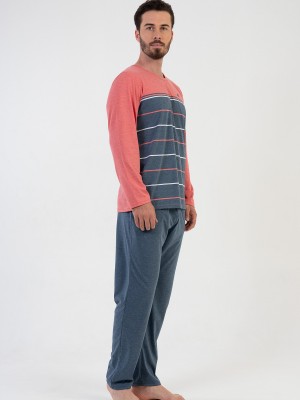 Man Big Size Coral Pyjama Set Man Big Size Coral Pyjama Set