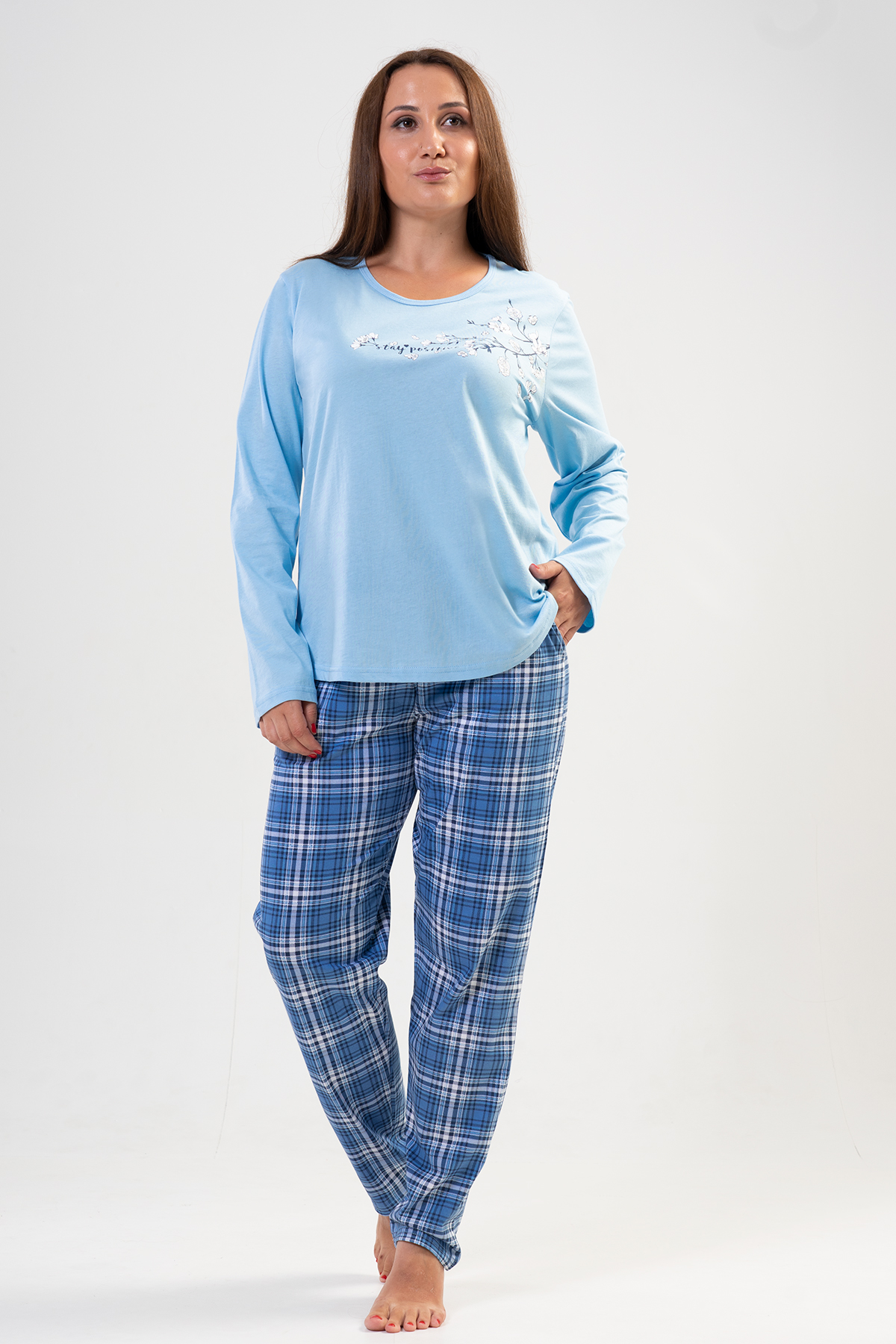 Woman Big Size Possy Pyjama Set Woman Big Size Possy Pyjama Set