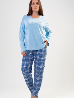 Woman Big Size Possy Pyjama Set Woman Big Size Possy Pyjama Set