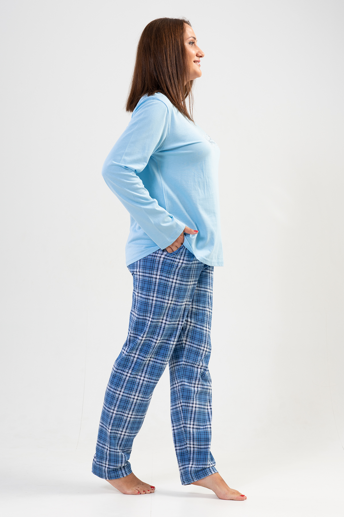 Woman Big Size Possy Pyjama Set Woman Big Size Possy Pyjama Set