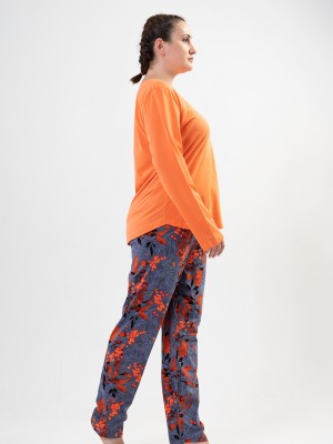 Woman Big Size Fluffy Pyjama Set Woman Big Size Fluffy Pyjama Set