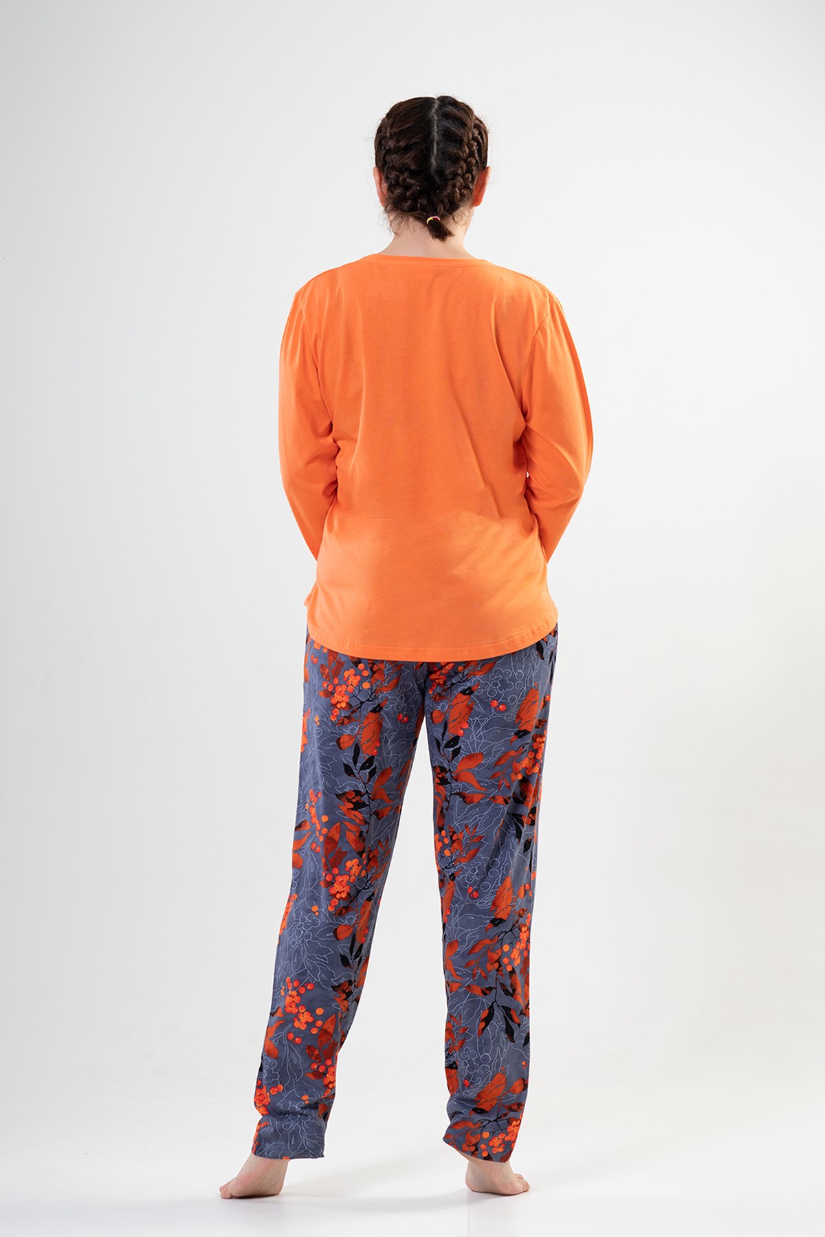 Woman Big Size Fluffy Pyjama Set Woman Big Size Fluffy Pyjama Set