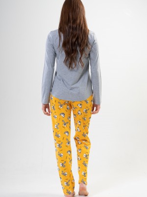 Woman Yellow Pyjama Set Woman Yellow Pyjama Set