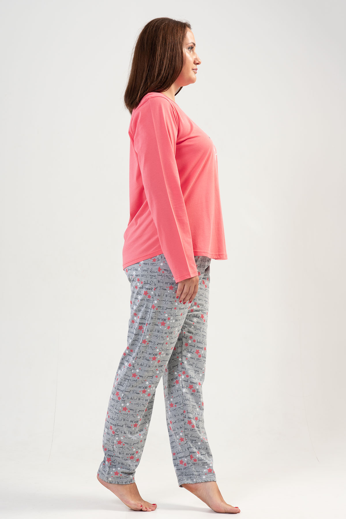 Woman Big Size Sleep Well PJ Set Woman Big Size Sleep Well PJ Set