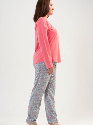 Woman Big Size Sleep Well PJ Set Woman Big Size Sleep Well PJ Set
