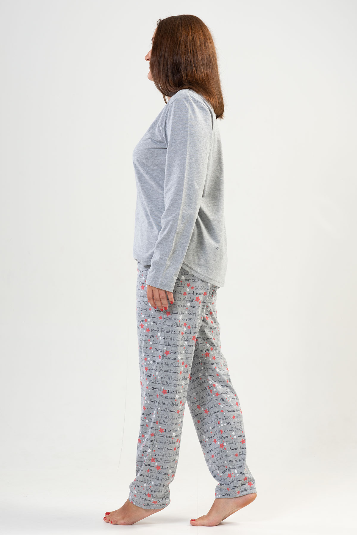 Woman Big Size Sleep Well PJ Set Woman Big Size Sleep Well PJ Set