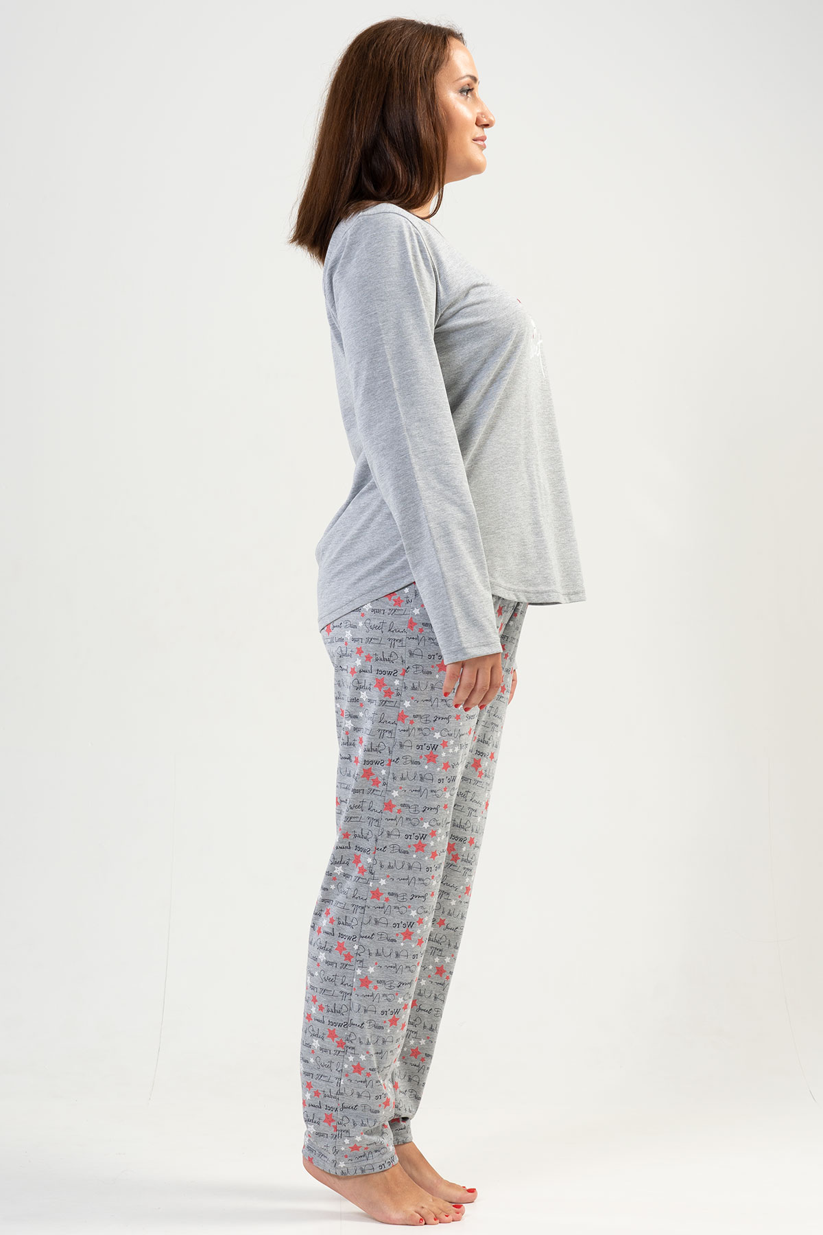 Woman Big Size Sleep Well PJ Set Woman Big Size Sleep Well PJ Set