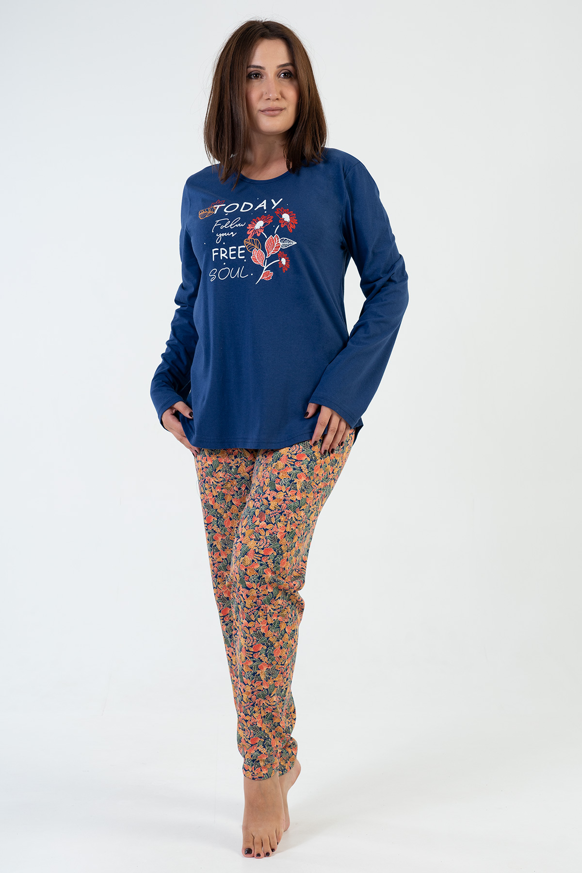 Woman Big Size Spring Time Pyjama Set Woman Big Size Spring Time Pyjama Set