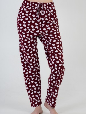 Woman Bordeaux Pyjama Separate Woman Bordeaux Pyjama Separate