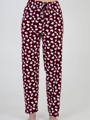 Woman Bordeaux Pyjama Separate Woman Bordeaux Pyjama Separate