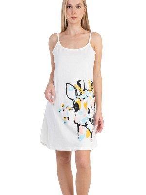 Woman Colorful Giraffe Tunic Woman Colorful Giraffe Tunic