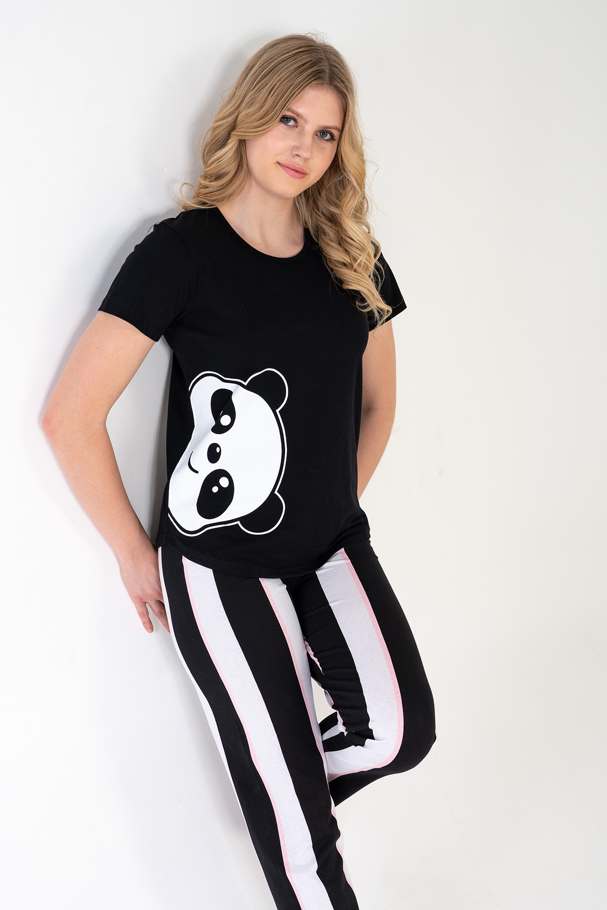 Woman Supreme Panda Short Sleeve Pyjama Set Woman Supreme Panda Short Sleeve Pyjama Set