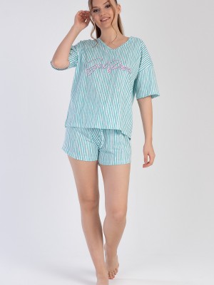 Woman Silver Pine Short Set Woman Silver Pine Short Set