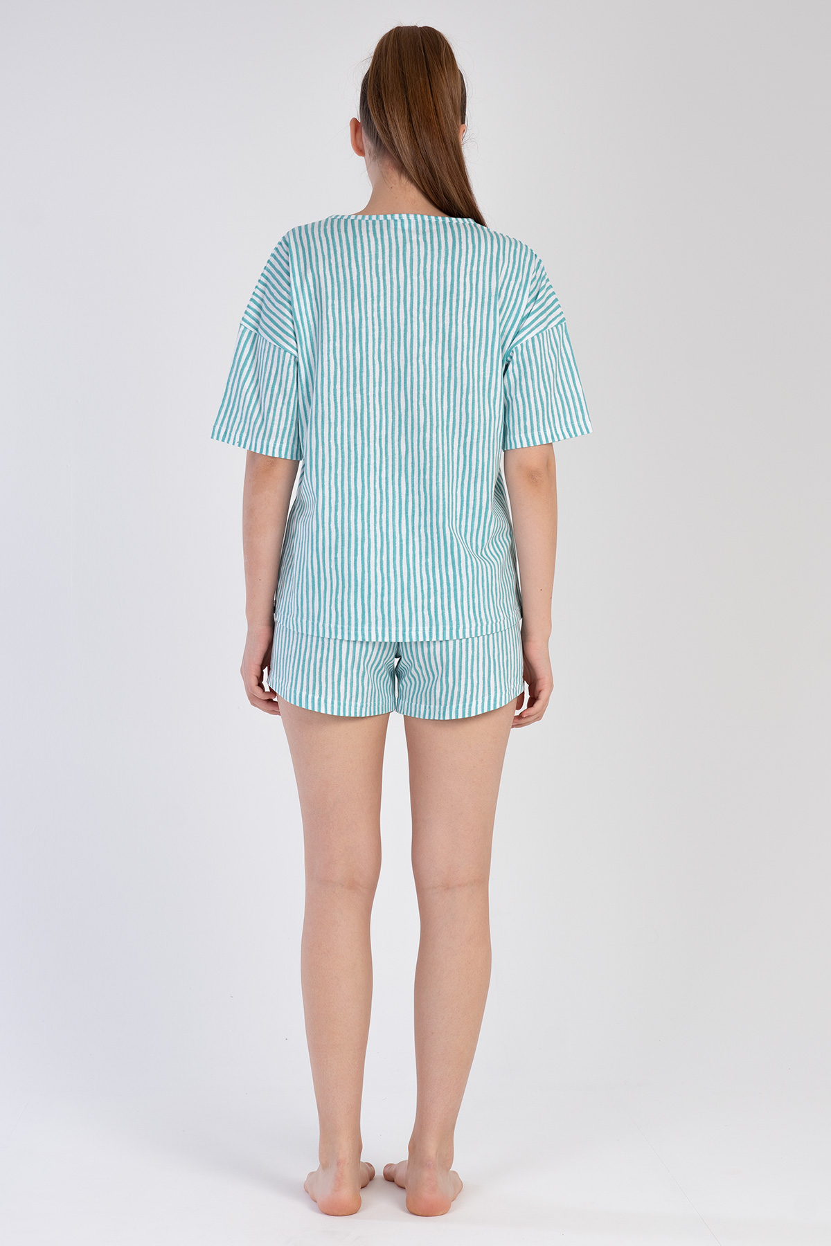 Woman Silver Pine Short Set Woman Silver Pine Short Set