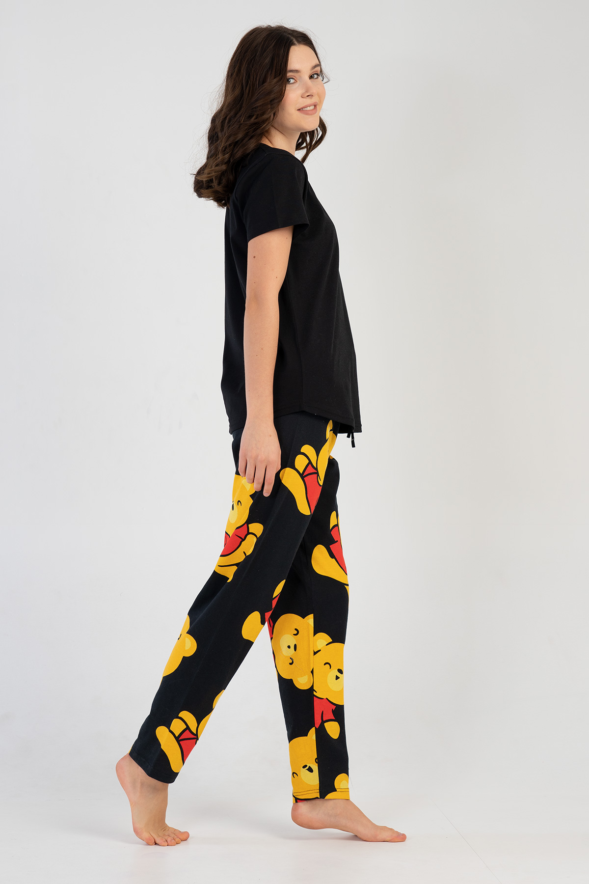 Woman Supreme Yellow Bear Pyjama Set Woman Supreme Yellow Bear Pyjama Set