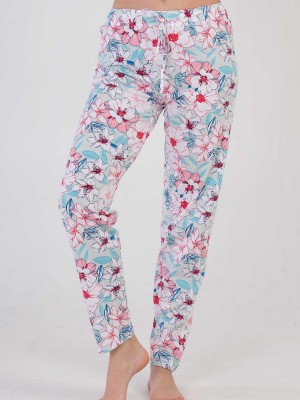 Woman Flowers Pyjama Separate Woman Flowers Pyjama Separate