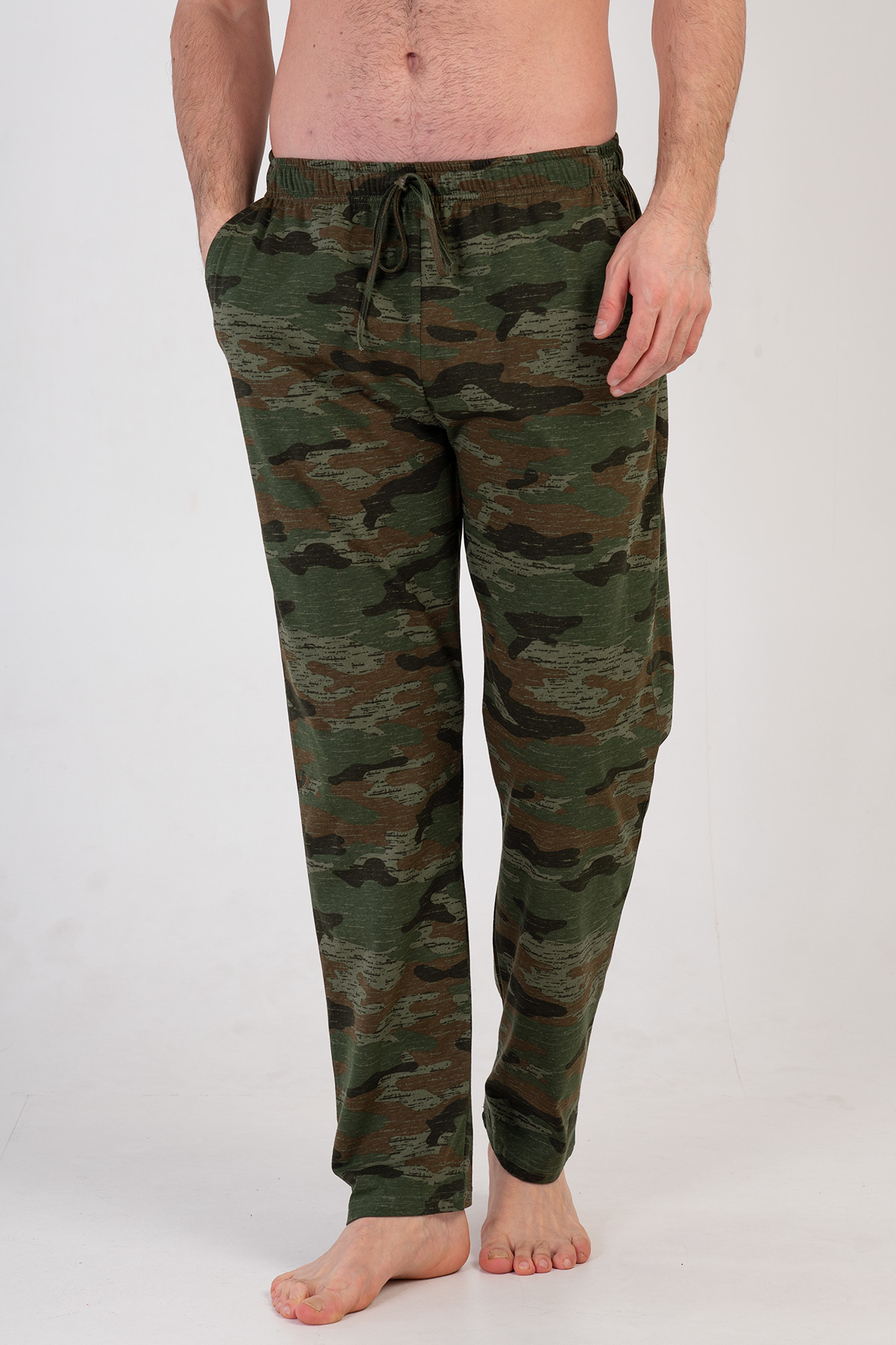 Man Pocket Detail Camouflage Pyjama Separate Man Pocket Detail Camouflage Pyjama Separate