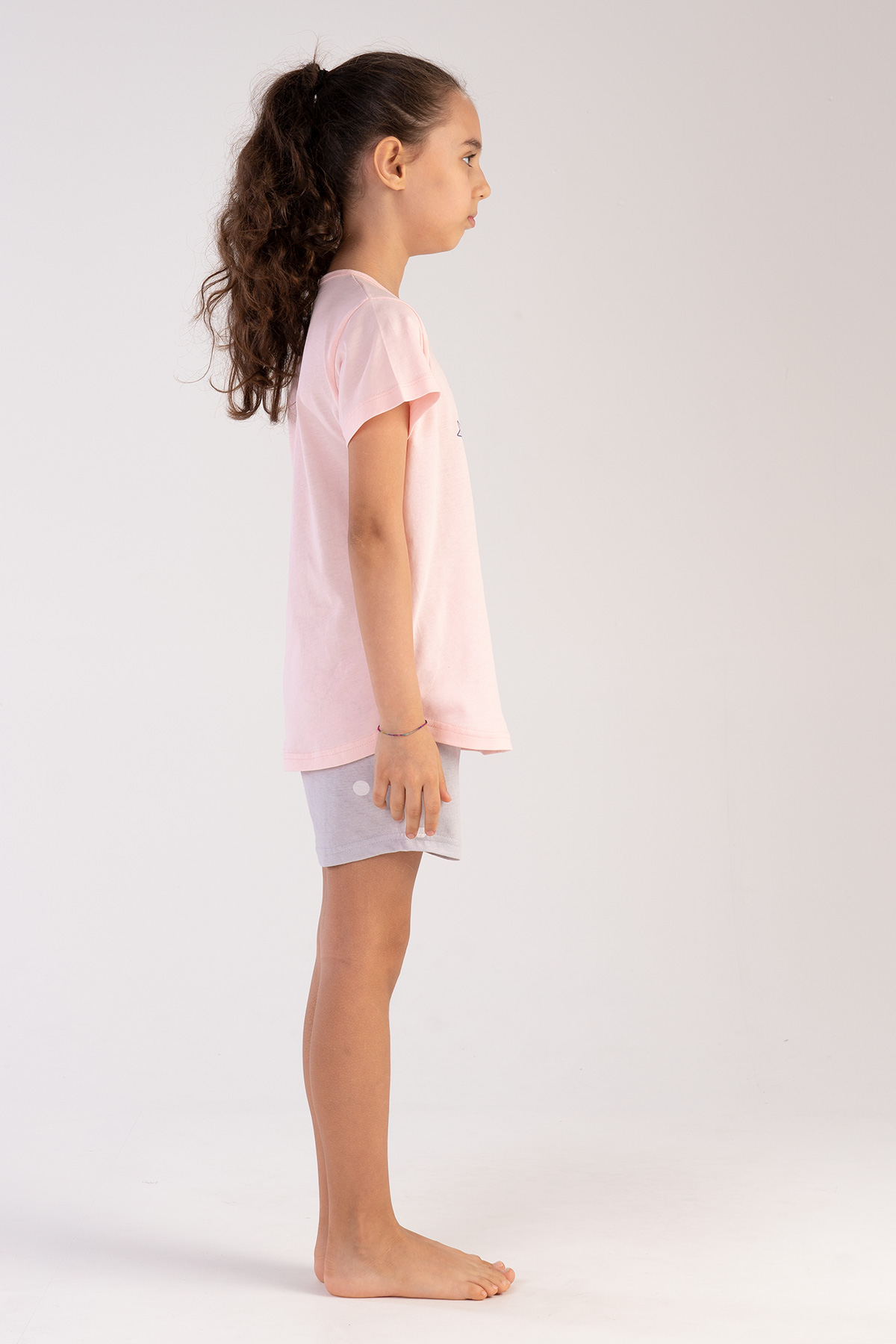 Kids' Girl Big Age Good Morning Short Set Kids' Girl Big Age Good Morning Short Set