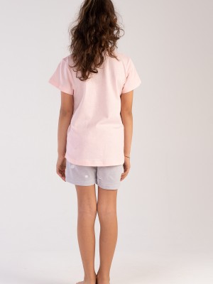 Kids' Girl Big Age Good Morning Short Set Kids' Girl Big Age Good Morning Short Set