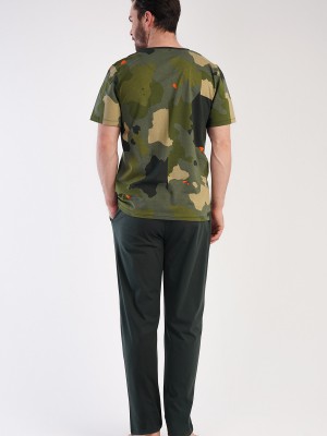 Man Big Size Camouflage Up Pyjama Set Man Big Size Camouflage Up Pyjama Set