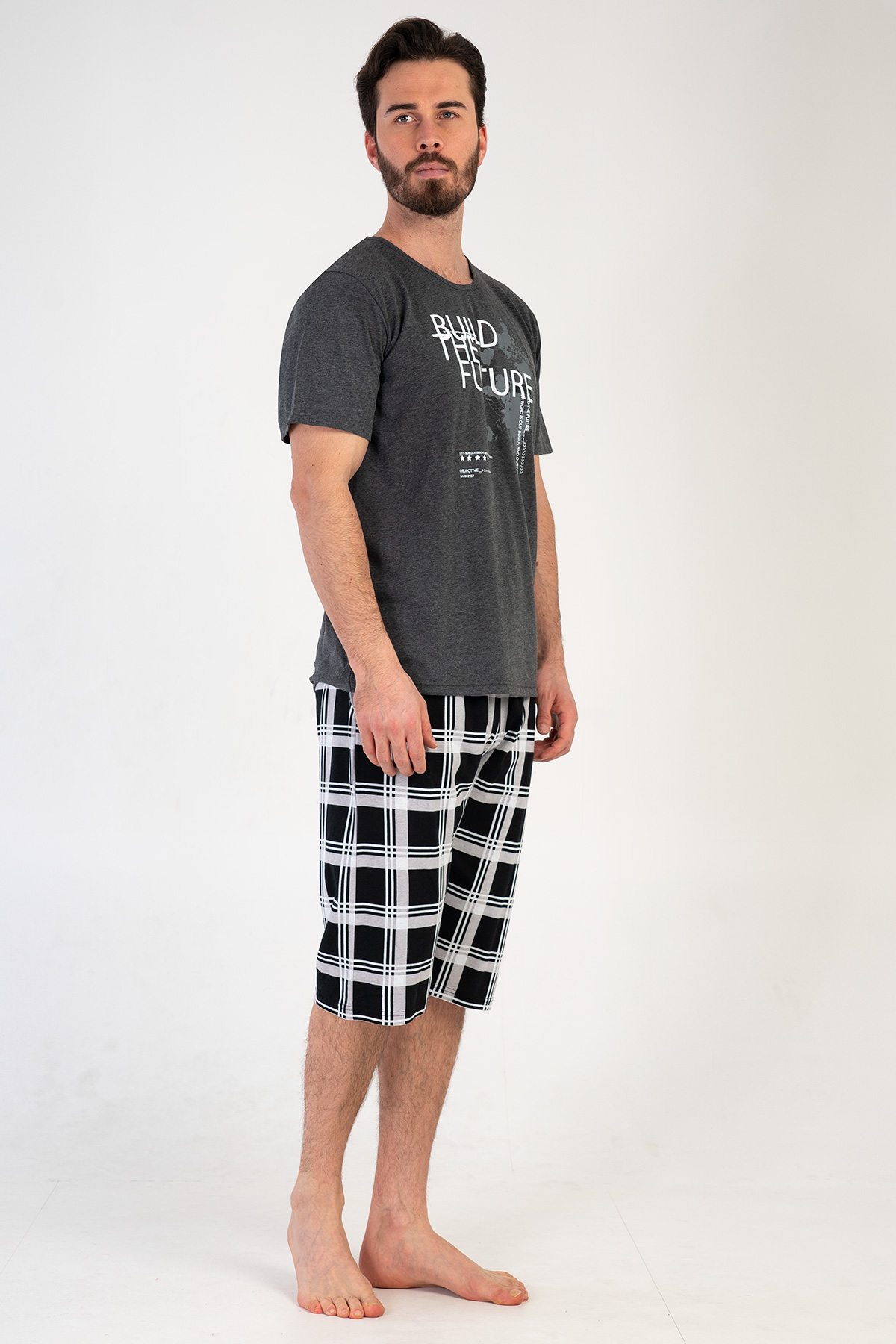 Man Big Size Future Capri Set Man Big Size Future Capri Set