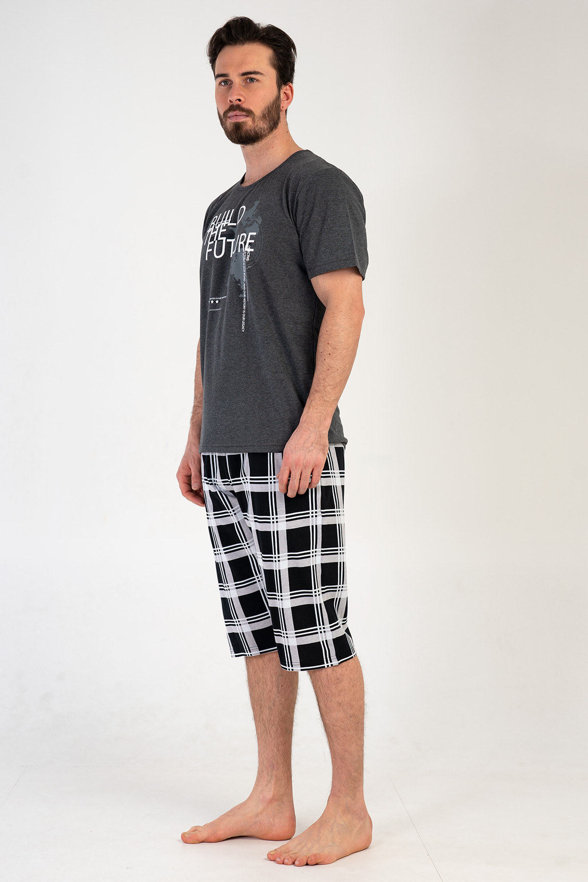 Man Big Size Future Capri Set Man Big Size Future Capri Set
